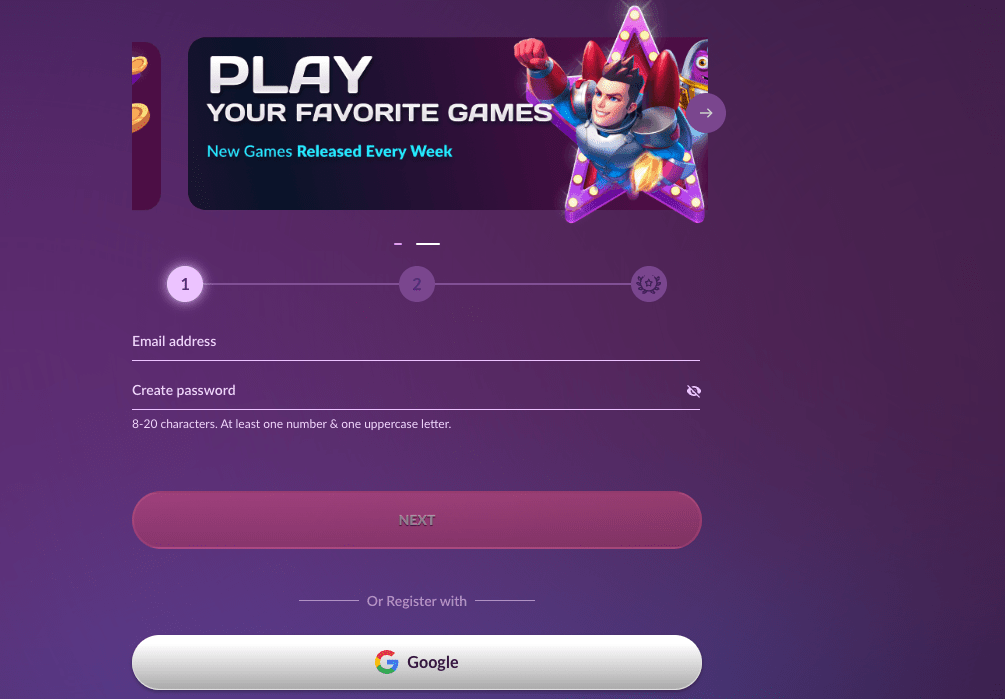 Playfame Regifster